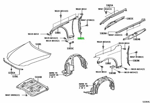 Genuine lexus front - lexus,
